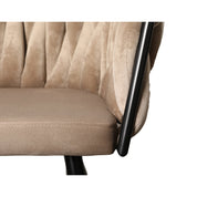 Refined Wave Chairs in Sand White - Hand-Finished Elegance