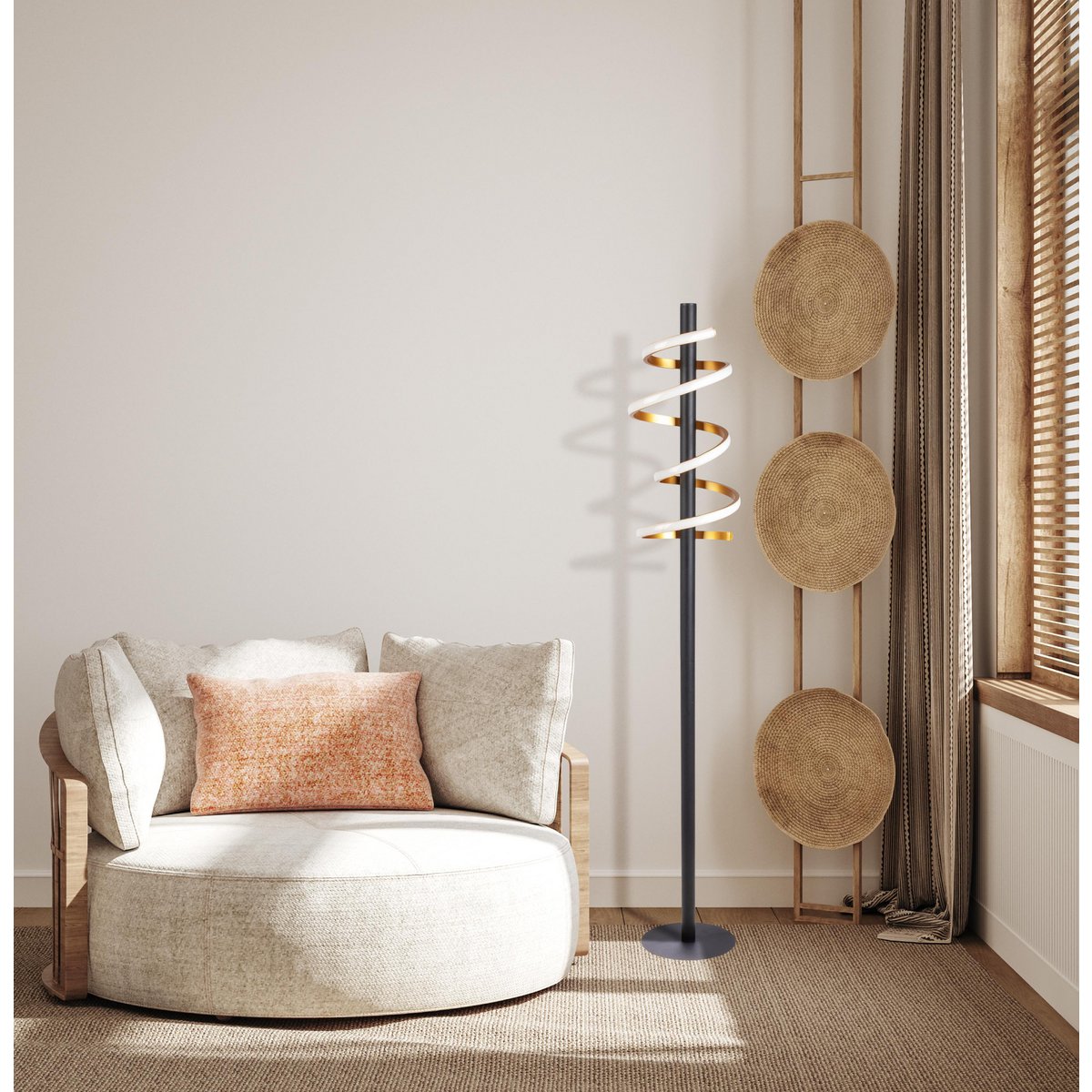 Timeless Handmade LED Floor Lamp - Luxury Artisan Design