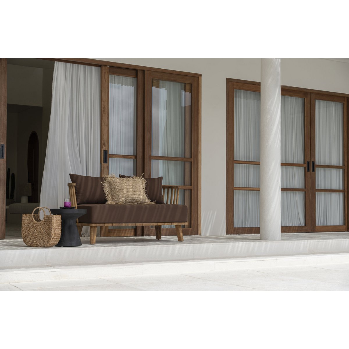 Timeless Handmade Luxury Side Table in Black with Artisan Design