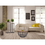 Flower columns Set B 25 and 20 H 78 and 67 cm flowers stool peru plant stand square