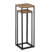 Flower columns Set B 25 and 20 H 78 and 67 cm flowers stool peru plant stand square