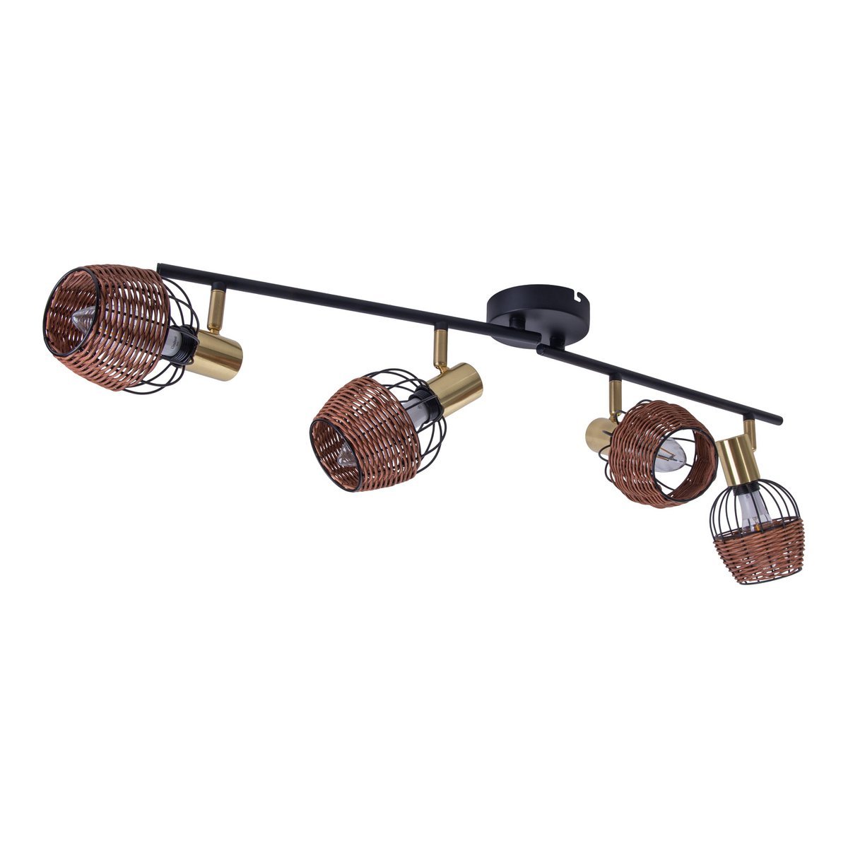 Handcrafted Luxury Corbis Ceiling Lamp in Black and Gold