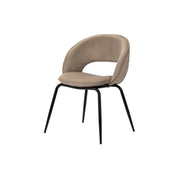 Elegant Hand-Finished Rainbow Chairs in Neutral Tones - Set of 2