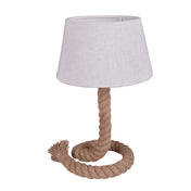 Handcrafted Luxury Table Lamp with Artisan Design and Jute