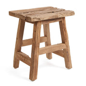 Yoke reclaimed teak stool – tall
