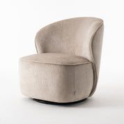 Draaifauteuil Elodie loris beige
