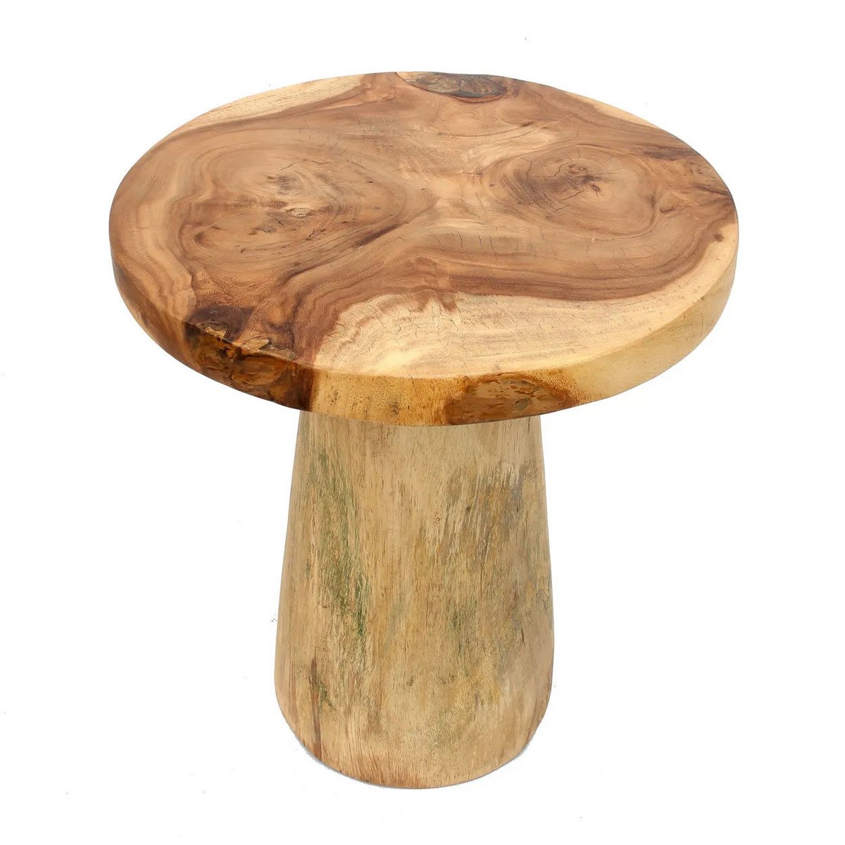 Handcrafted Luxury Timber Conic Side Table - Artisan Design