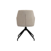 Sophisticated Hand-Finished Beige Chair for Timeless Elegance
