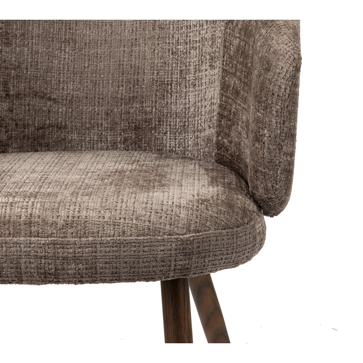 Refined Mink Luna Chairs - Hand-Finished Artisanal Elegance