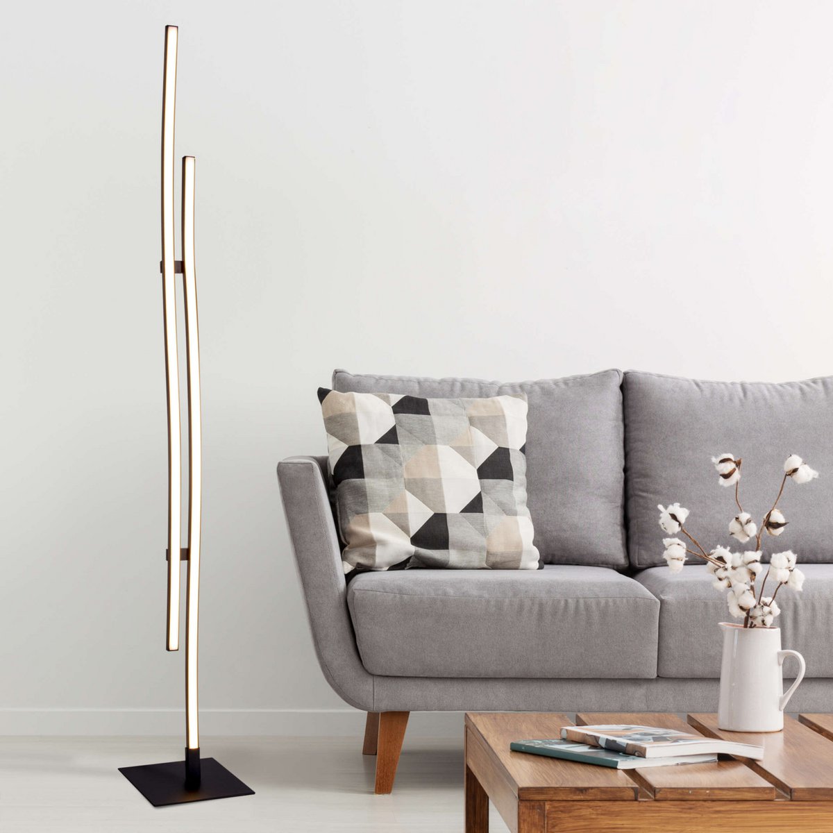 Premium Handmade LED Floor Lamp - Timeless Artisan Design