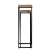 Flower columns Set B 25 and 20 H 78 and 67 cm flowers stool peru plant stand square