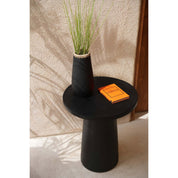 Timeless Handmade Artisan Side Table in Premium Black Finish