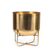 Timeless Handmade Brass Planter on Stand - Premium Artisan Design