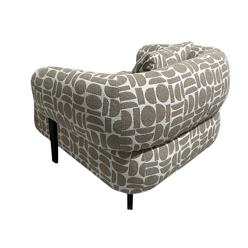 Handcrafted Luxury Lounge Chair Amon in Authentic Natural Design