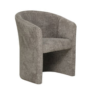 Fauteuil Charly bouclé bruin