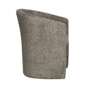 Fauteuil Charly bouclé bruin