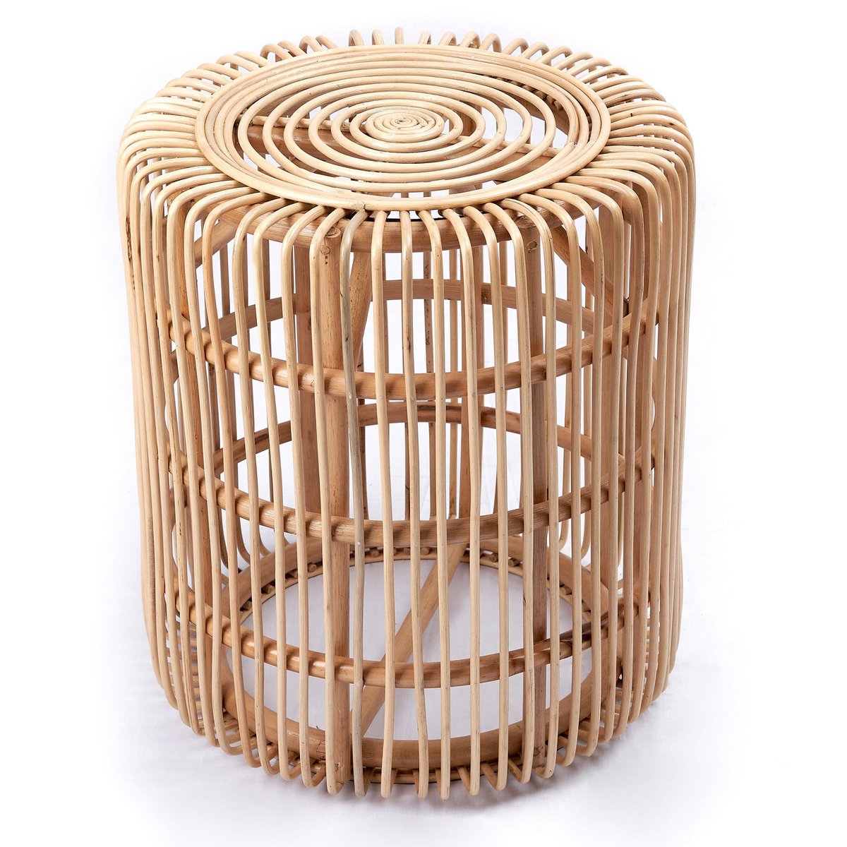 Timeless Handmade Rattan Side Table - Artisan Crafted Luxury