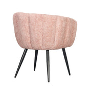 Hand-Finished Pastel Pink Breeze Chairs - Elegant Minimalism