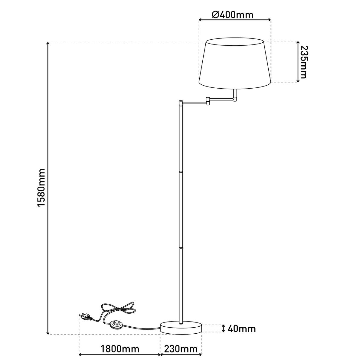 Timeless Artisan Standing Lamp in Premium Matt Brass Finish