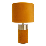 Timeless Handmade Gold and Brown Table Lamp for Luxe Spaces