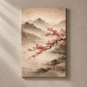 Blossoms in Mist