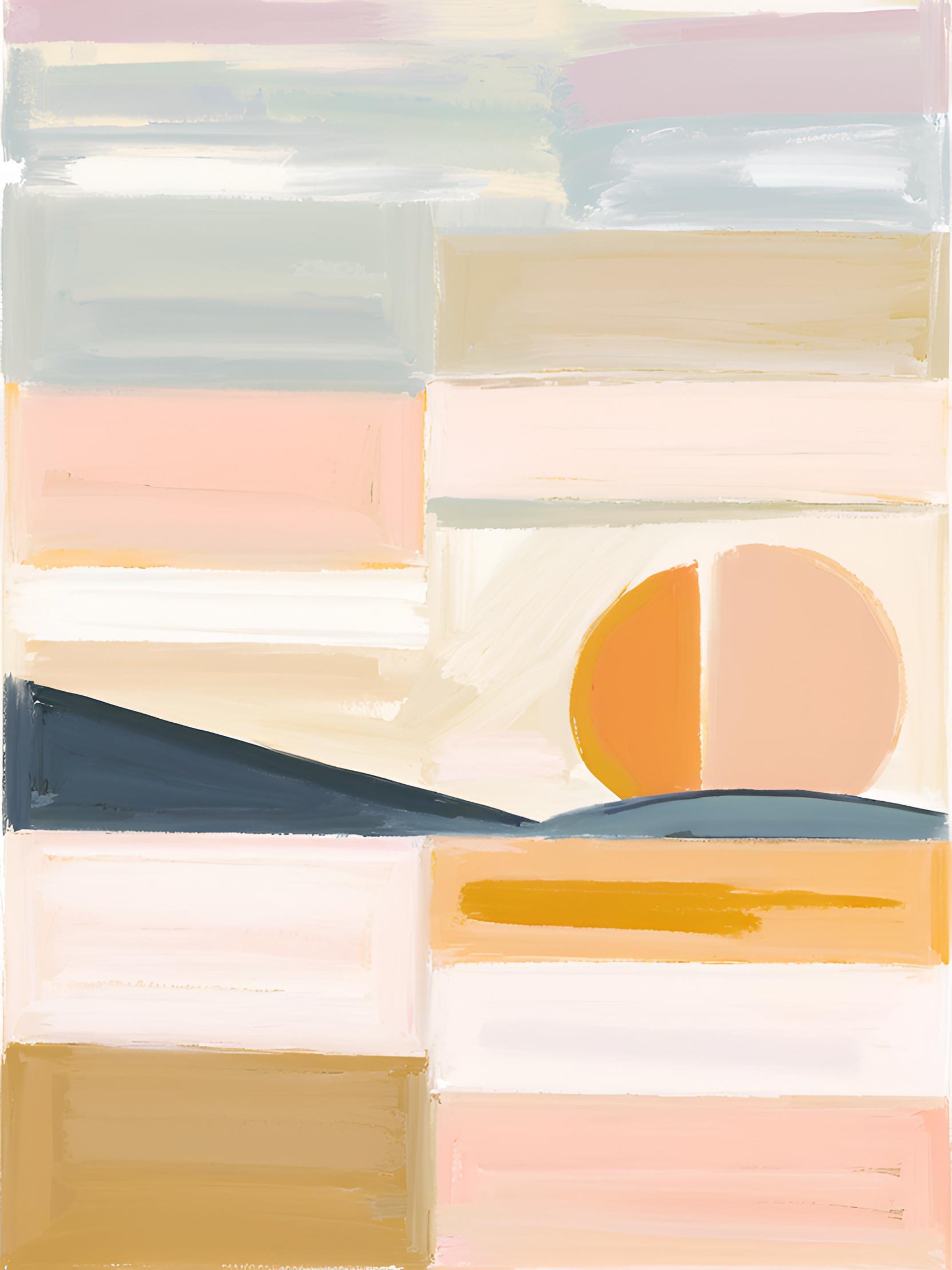 Pastel Horizon Modern Calm