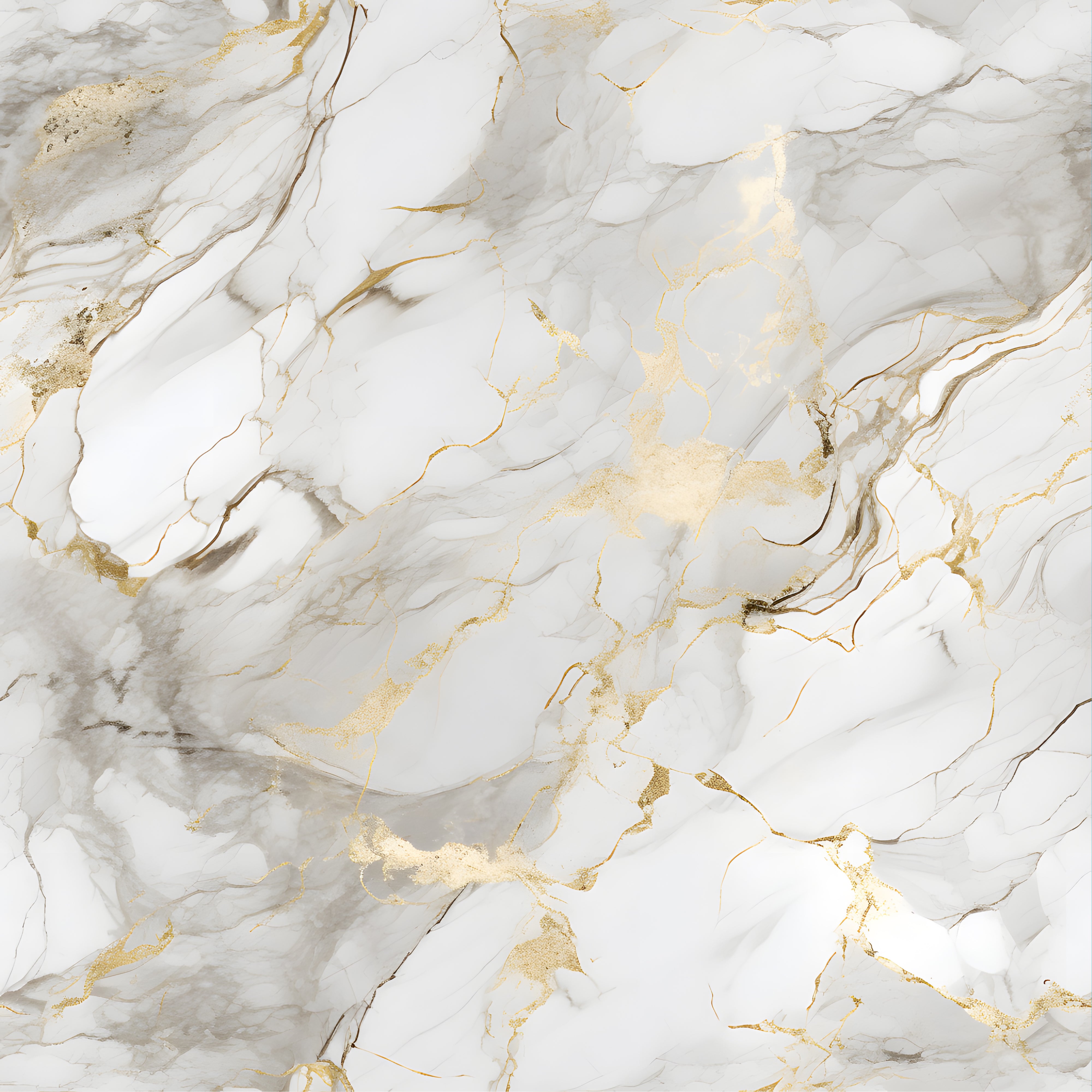 Golden Marble Calm Abstract