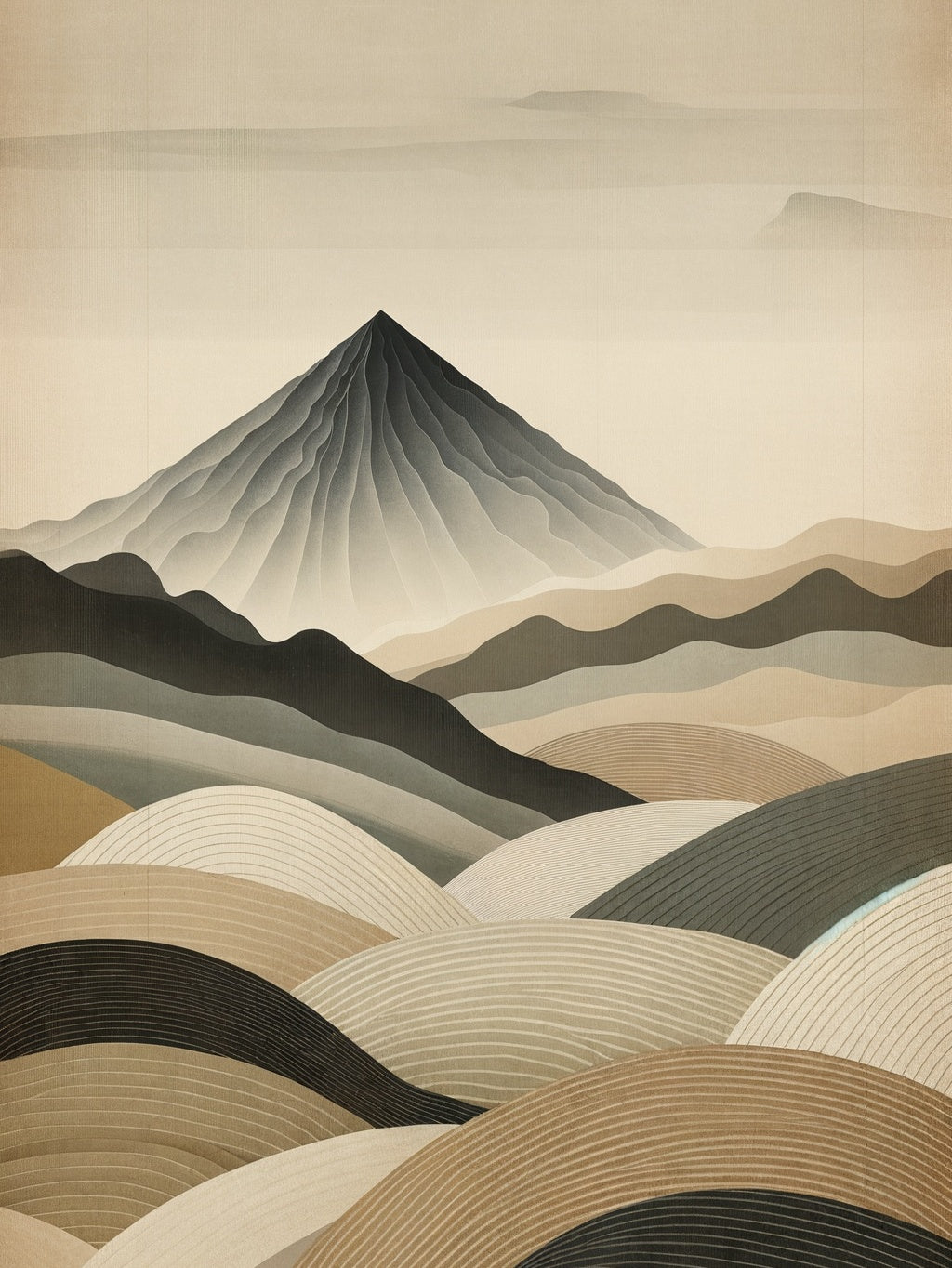 Serenity of Mountain Harmony