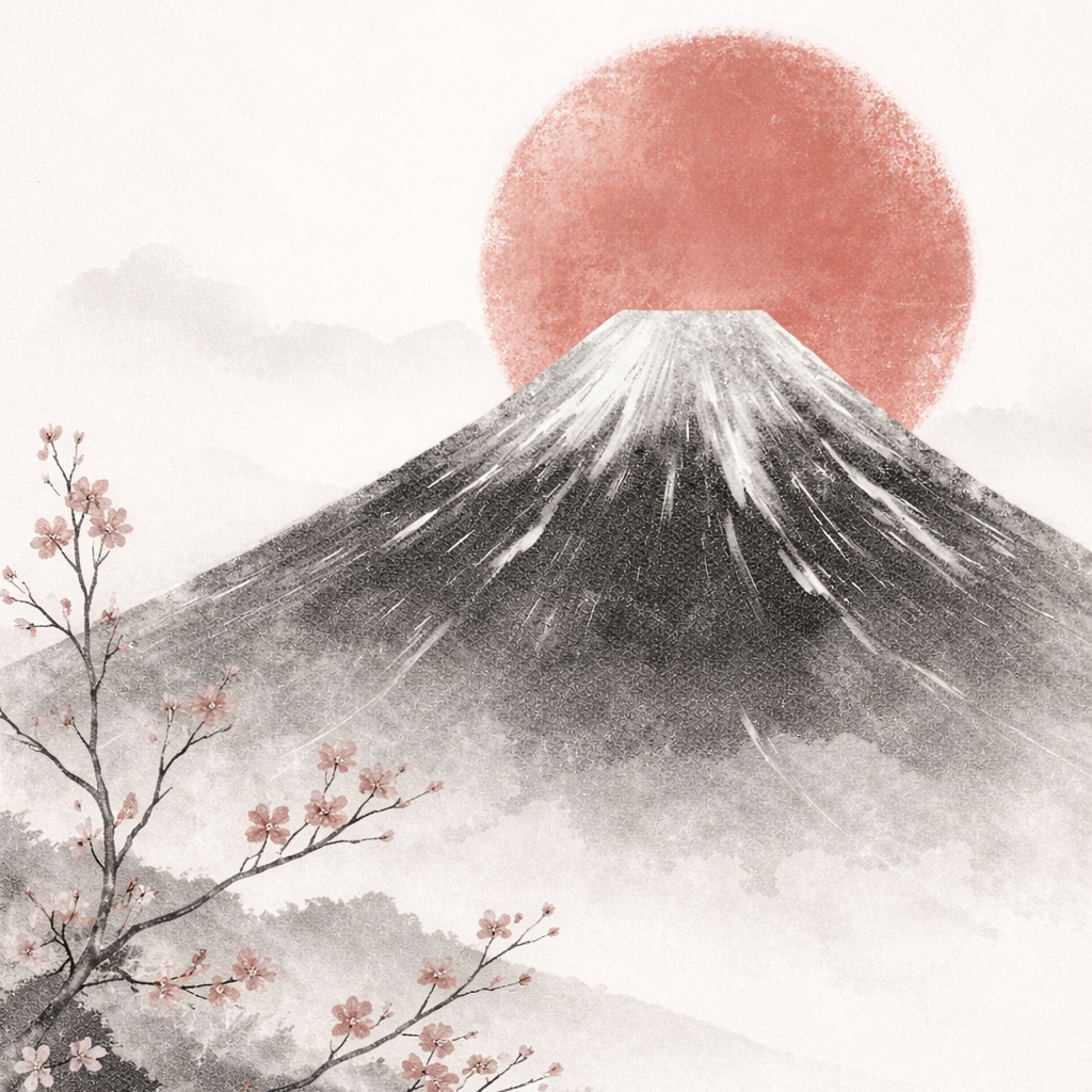 JapansezenmetsakuraenFuji.png