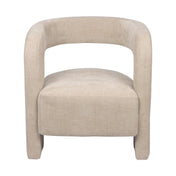 Numira beige stoffen fauteuil