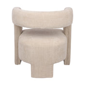 Numira beige stoffen fauteuil