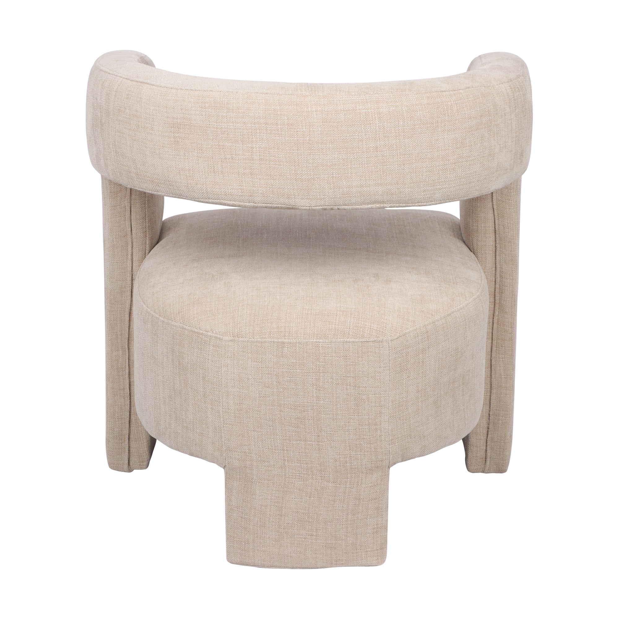 Numira beige stoffen fauteuil