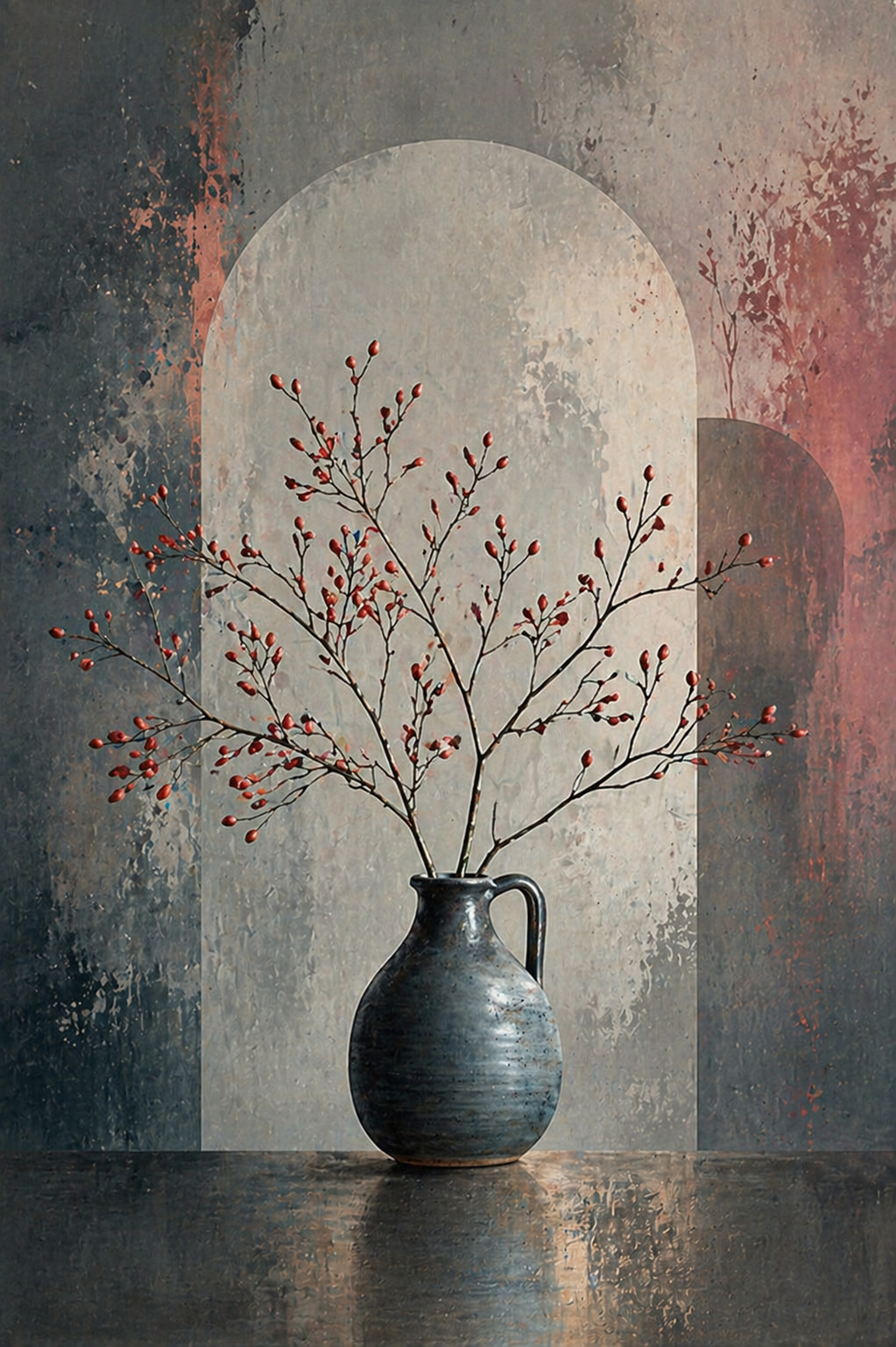 Blue Vase Stillness
