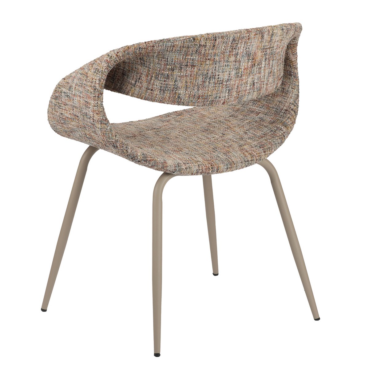 Elegant Hand-Finished Whale Chairs in Neutral Tones - Set of 2