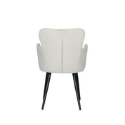 Elegant Pearl White Wing Chairs - Artisanal Luxury Set of 2