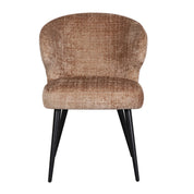 FANNUR PTP Hand-Finished Caramel Chairs, Timeless Elegance