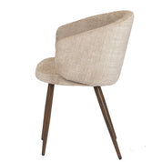 Elegant Hand-Finished Luna Chairs in Cream - Artisanal Craftsmanship