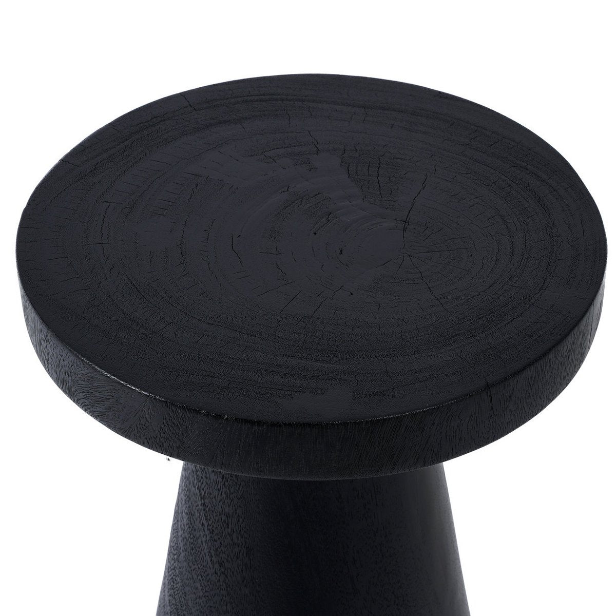Handcrafted Fiji Side Table - Timeless Luxury Design in Black