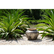 Curated Handmade Artisan Vase in Antique Grey - Timeless Design