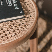 Caramin trembesi & rattan stool