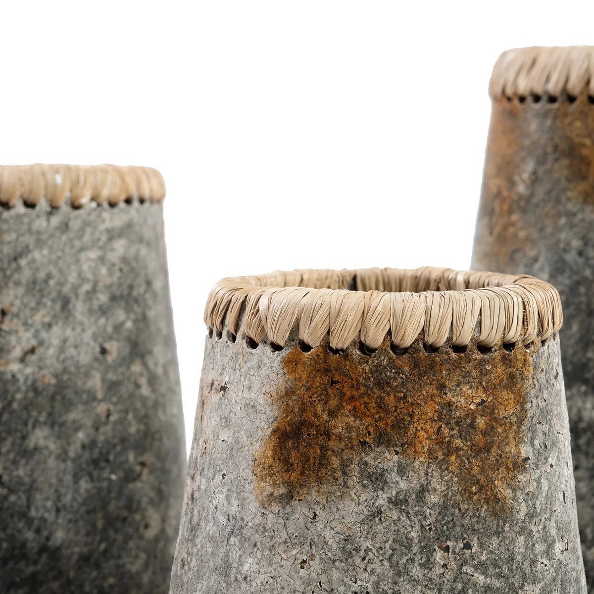 Curated Artisan Sneaky Vase in Antique Grey - Timeless Luxury