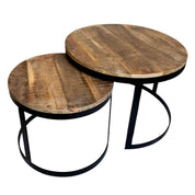 Handcrafted Artisan Coffee Table Set