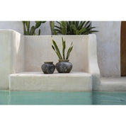 Curated Handmade Artisan Vase in Antique Grey - Timeless Design