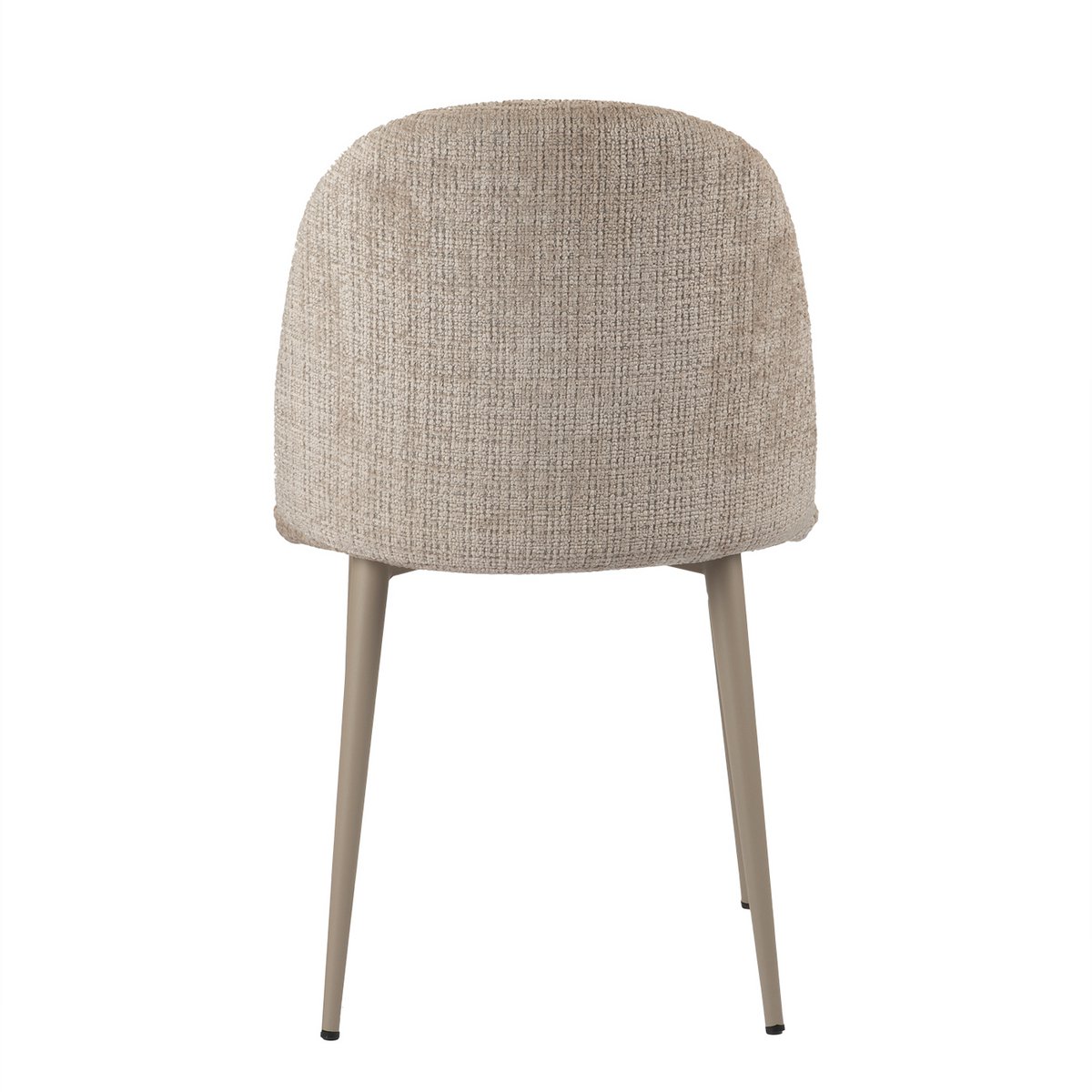 Elegant Hand-Finished Egg Chair Set in Cream, Minimalist Design