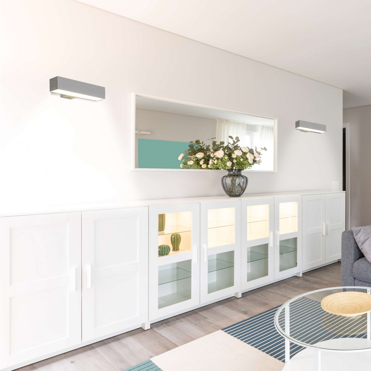 Timeless Luxury LED Wall Lamp - Artisan Crafted Design, 45cm