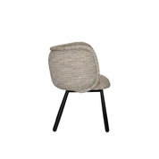 Elegant Hand-Finished Panda Armchair in Neutral Tones