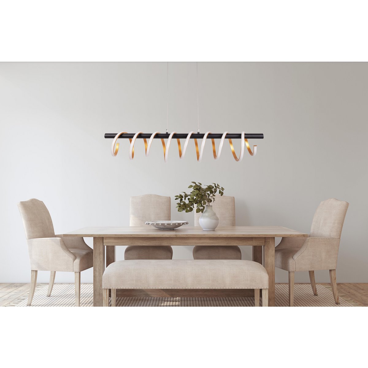 Handcrafted Luxury LED Pendant Light for Timeless Design Elegance