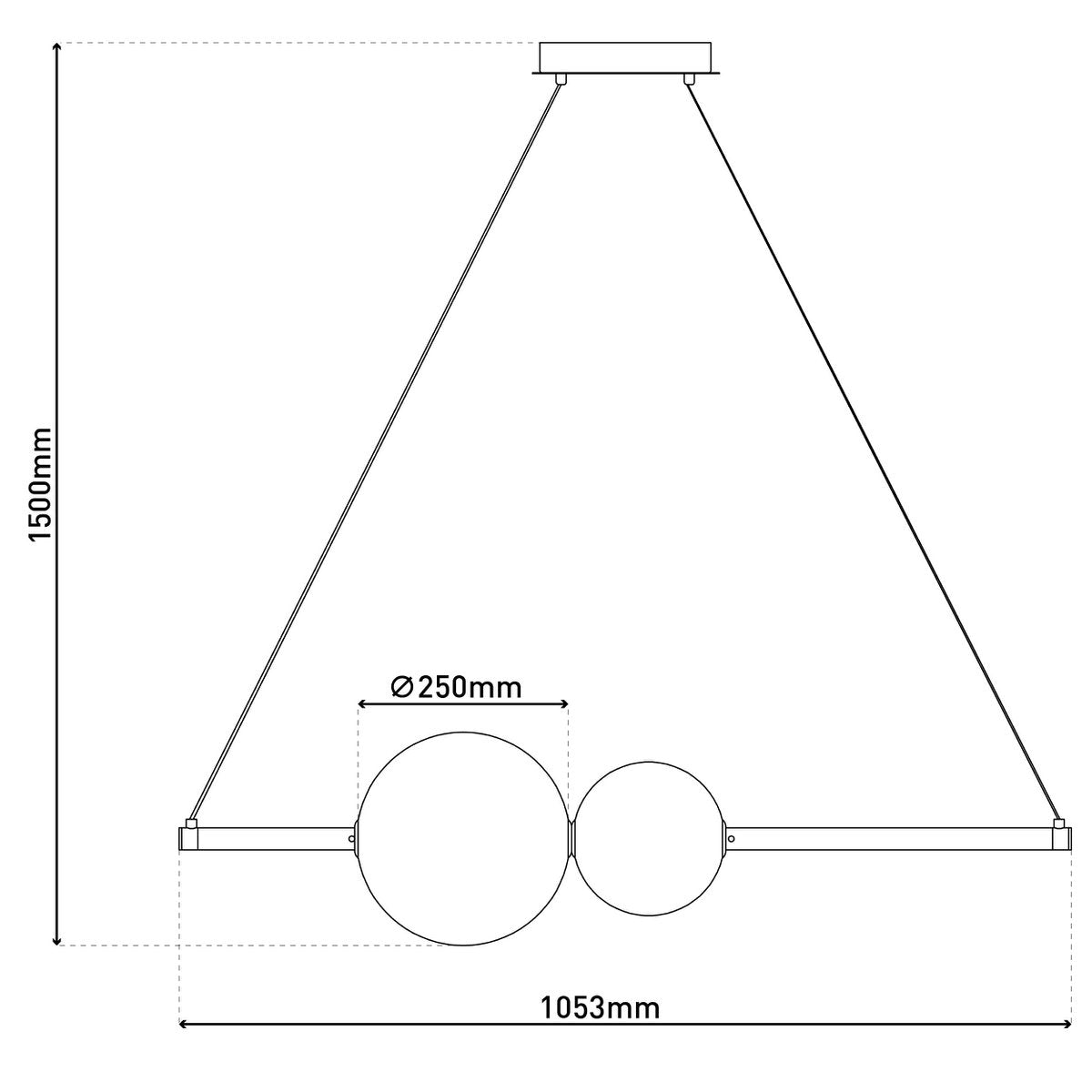 Handcrafted Luxury LED Pendant Light in Timeless Design
