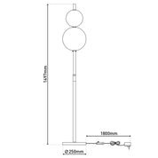 Luxury Handmade Nova LED Floor Lamp with Timeless Design