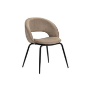 Elegant Hand-Finished Rainbow Chairs in Neutral Tones - Set of 2